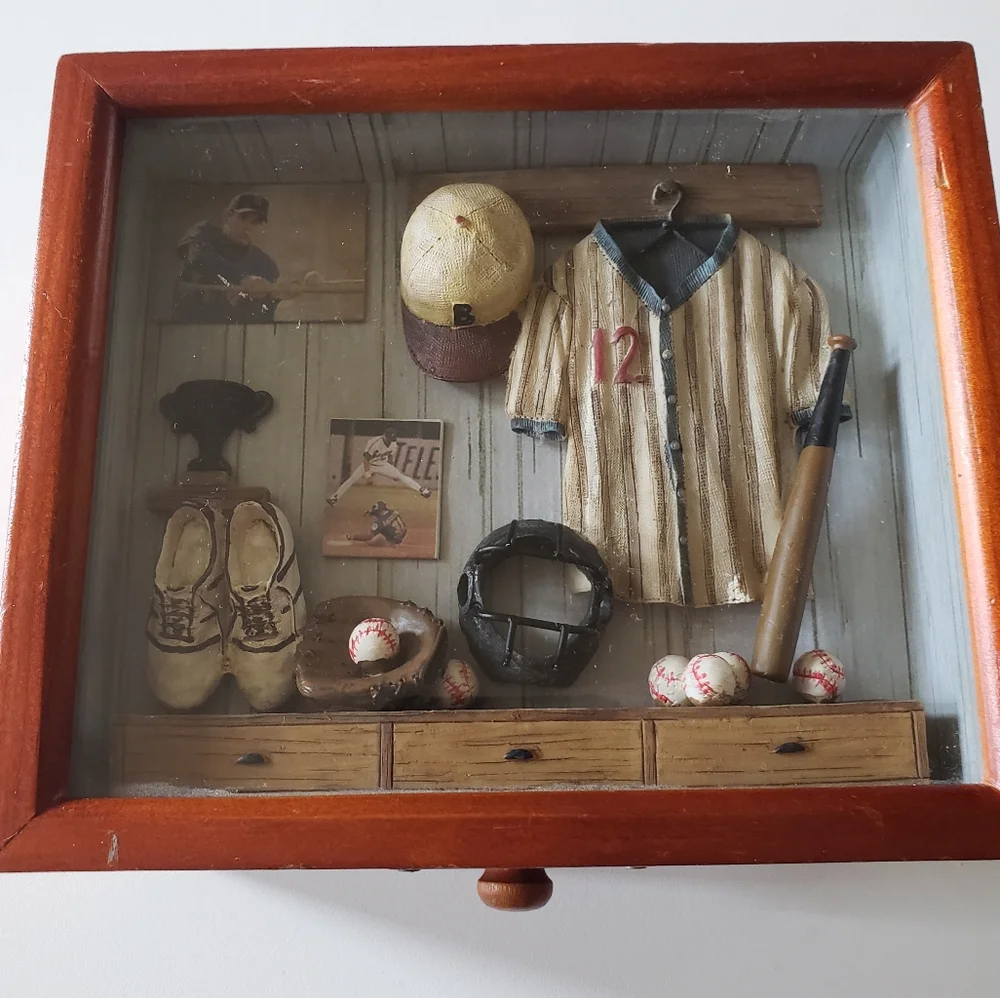 VEROCHE Baseball Collectible Storage Box